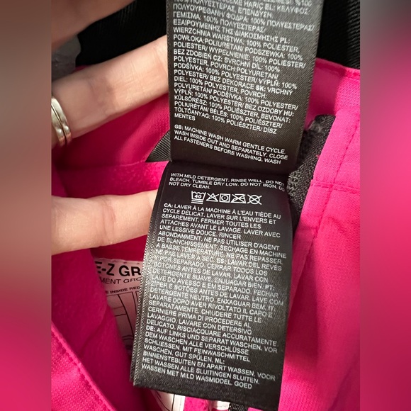 New The North Face Kids' Freedom Insulated Bib in MR Pink Size 2 - Picture 6 of 9